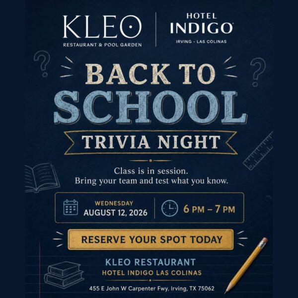 Back to School Trivia Night