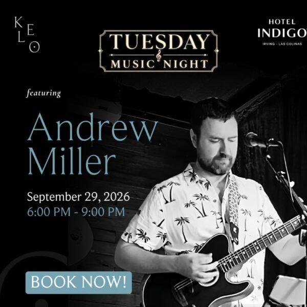 Music Night with Andrew Miller - 29th Sep, 2026