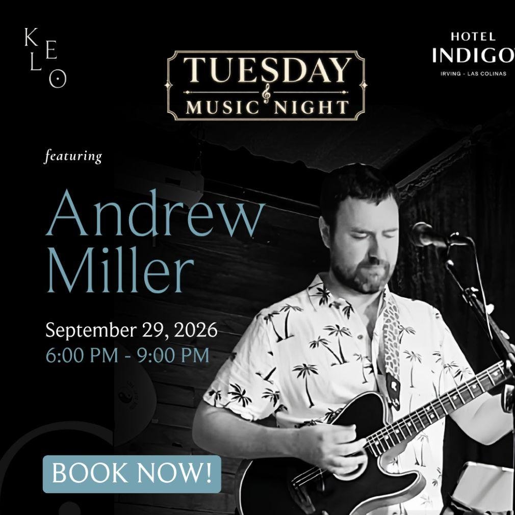 Music Night with Andrew Miller - 29th Sep, 2026